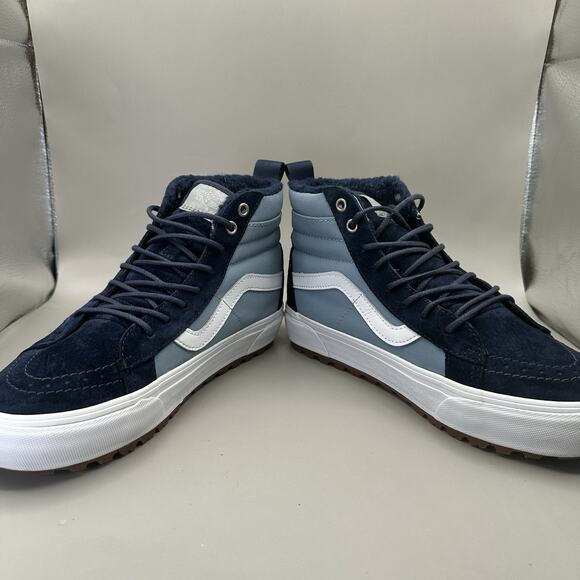 Vans Sk8-Hi MTE-1 Shoes Mens 8 US/Womens 9.5 Blues Blue Fog USPS Insulated - Picture 5 of 12